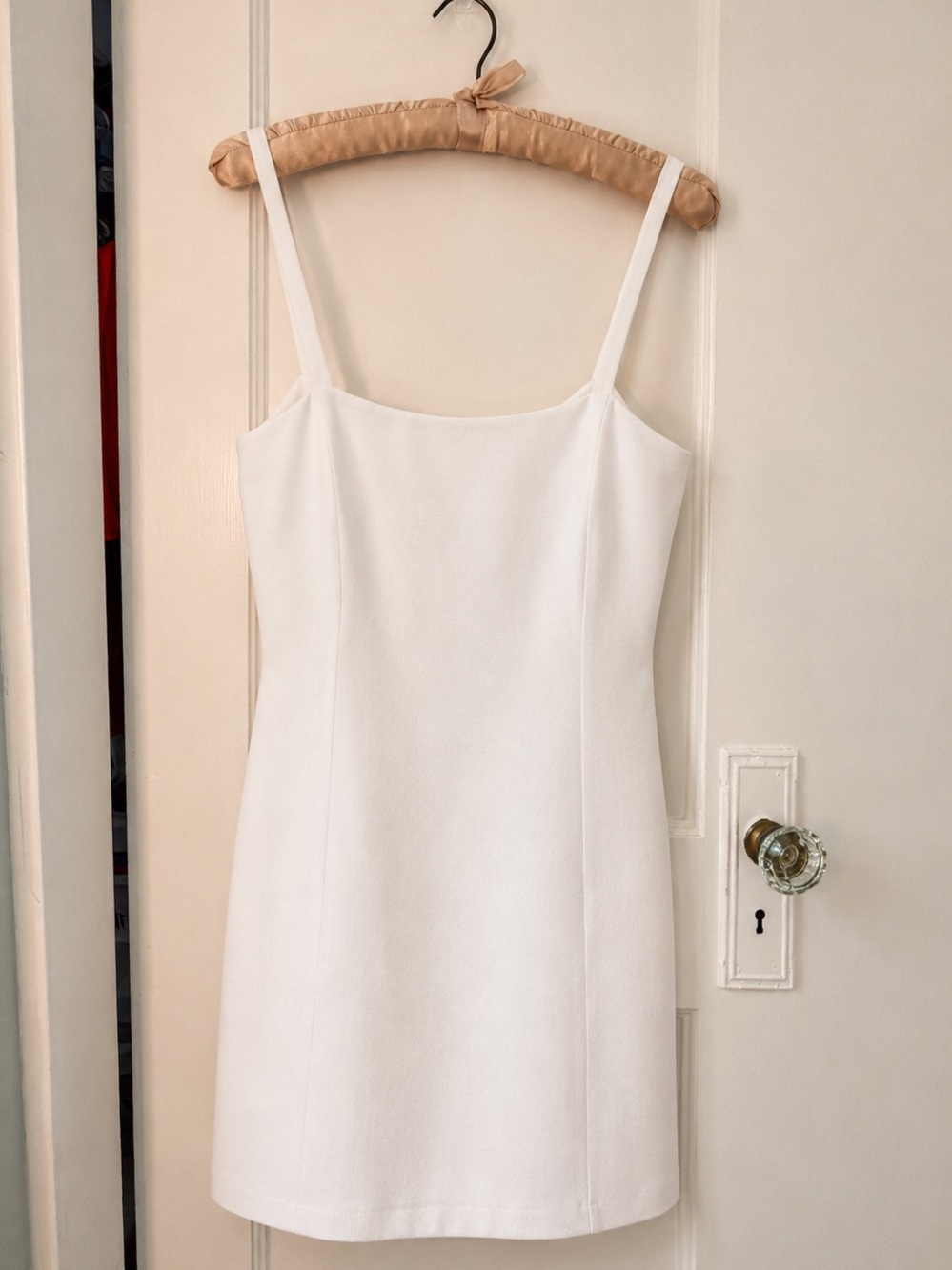 J. Crew White Linen Shift Mini Dress SZ S - Picture 6 of 6